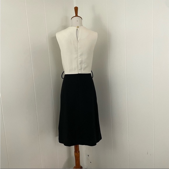 Milly‎ Colorblock Crew Neck Sleeveless Sheath Dress - Picture 5 of 7